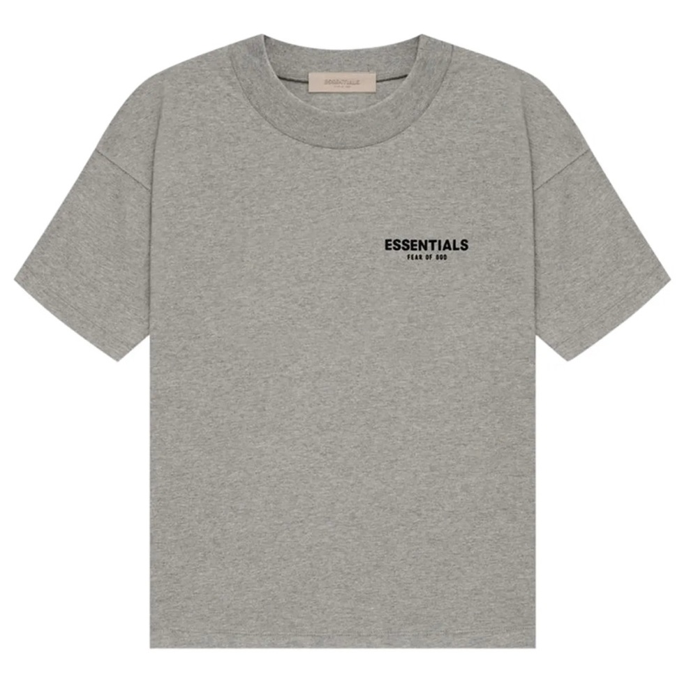 Essentials Fear of God Essentials Dark Oatmeal Tee Size Medium